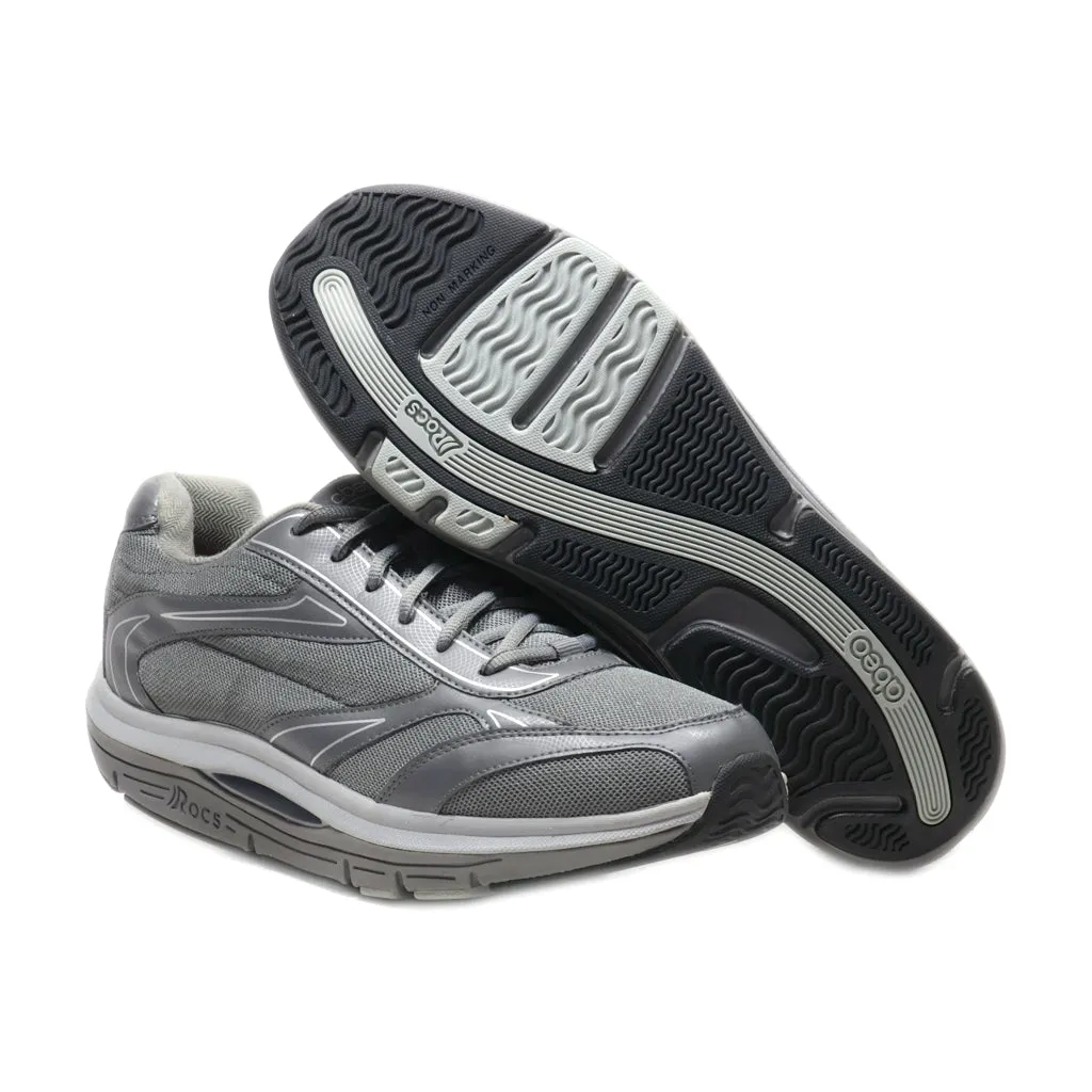 Abeo Sport Shoes Fabric Grey Colour For Men