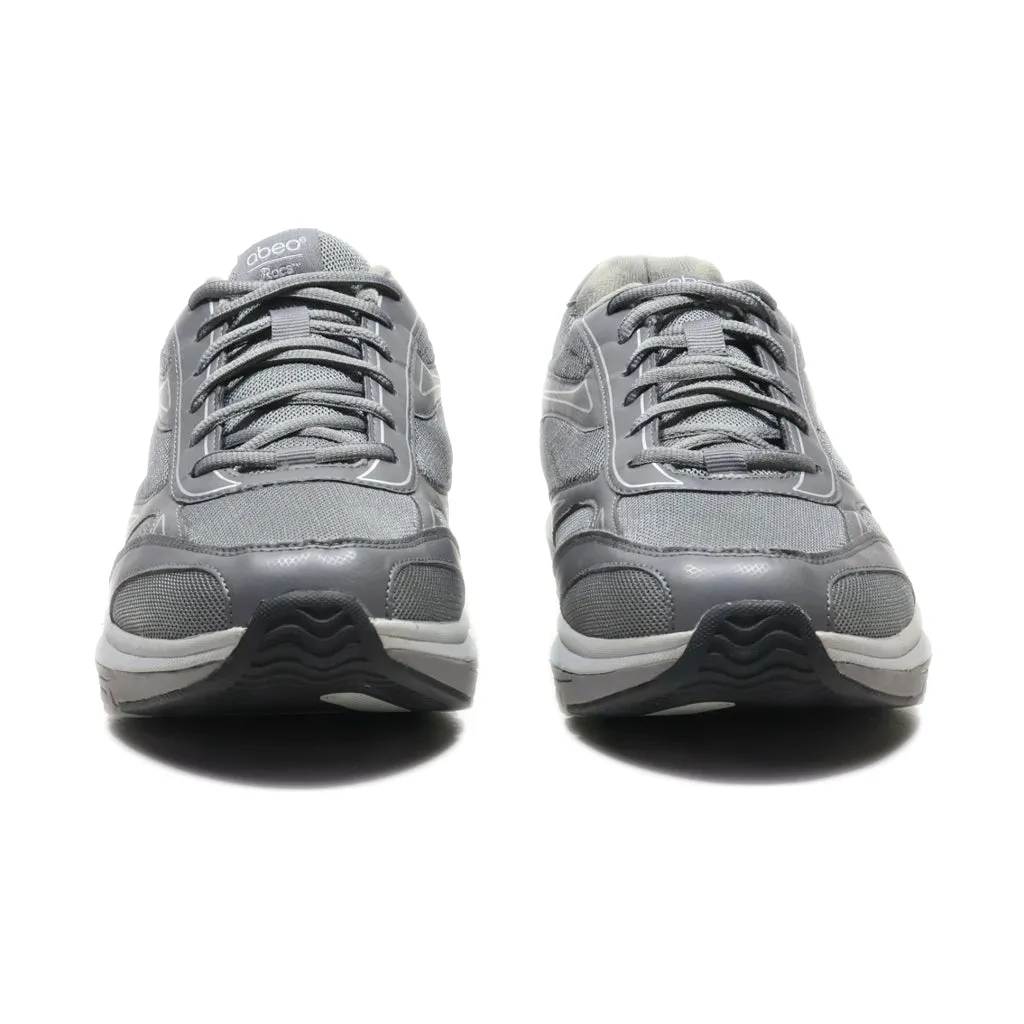 Abeo Sport Shoes Fabric Grey Colour For Men