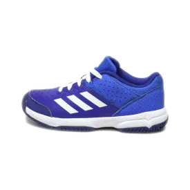 Adidas Courtstabil Sport Shoes Leather Blue Colour For Kids