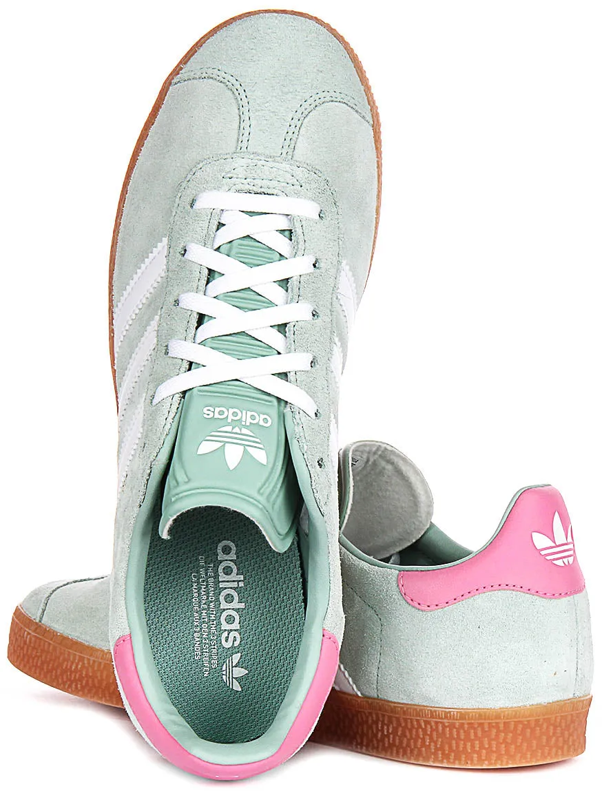 Adidas Gazelle In Mint For Juniors