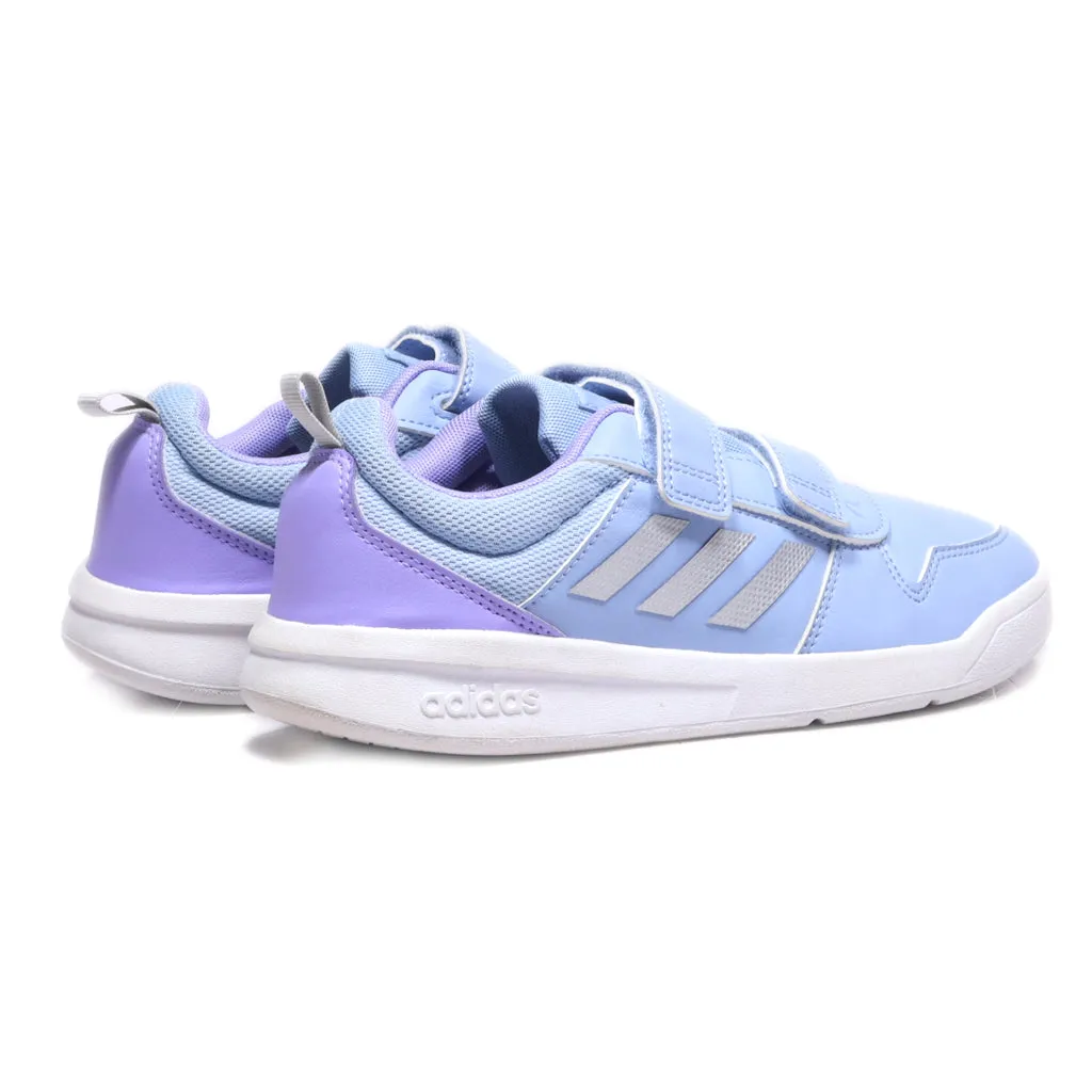 Adidas Tensaur C Sneakers Leather Blue Colour For Kids