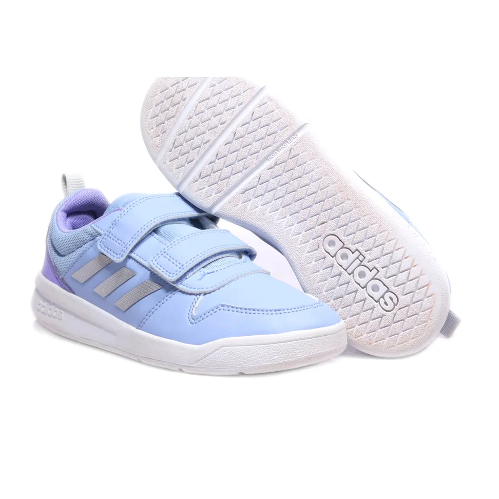 Adidas Tensaur C Sneakers Leather Blue Colour For Kids