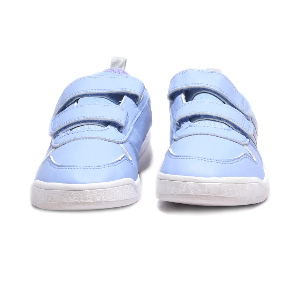 Adidas Tensaur C Sneakers Leather Blue Colour For Kids