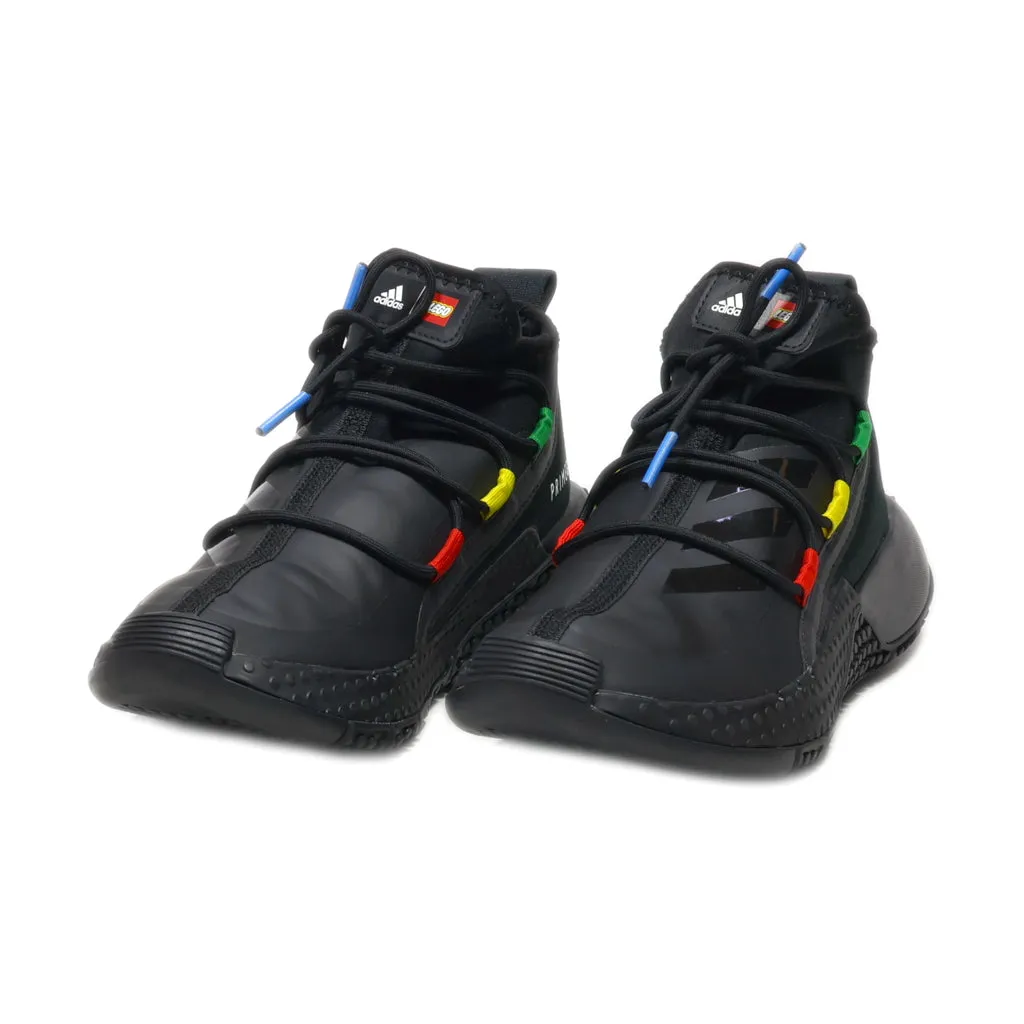 Adidas X Lego Sport Shoes Leather Black Colour For Kids