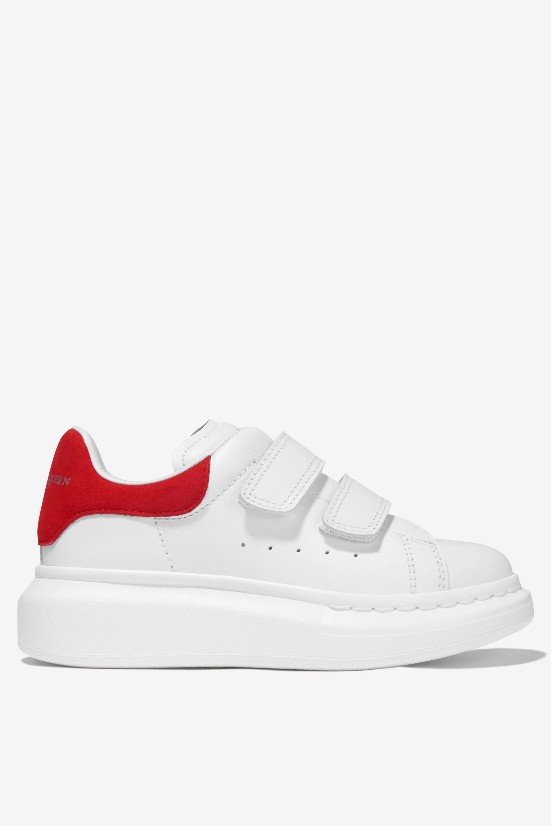 Alexander McQueen Unisex Leather Velcro Strap Trainers