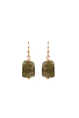 Alouette Design
 Nugget Earring - Emerald