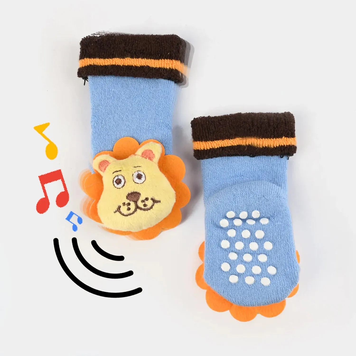 Baby Socks With Rattle