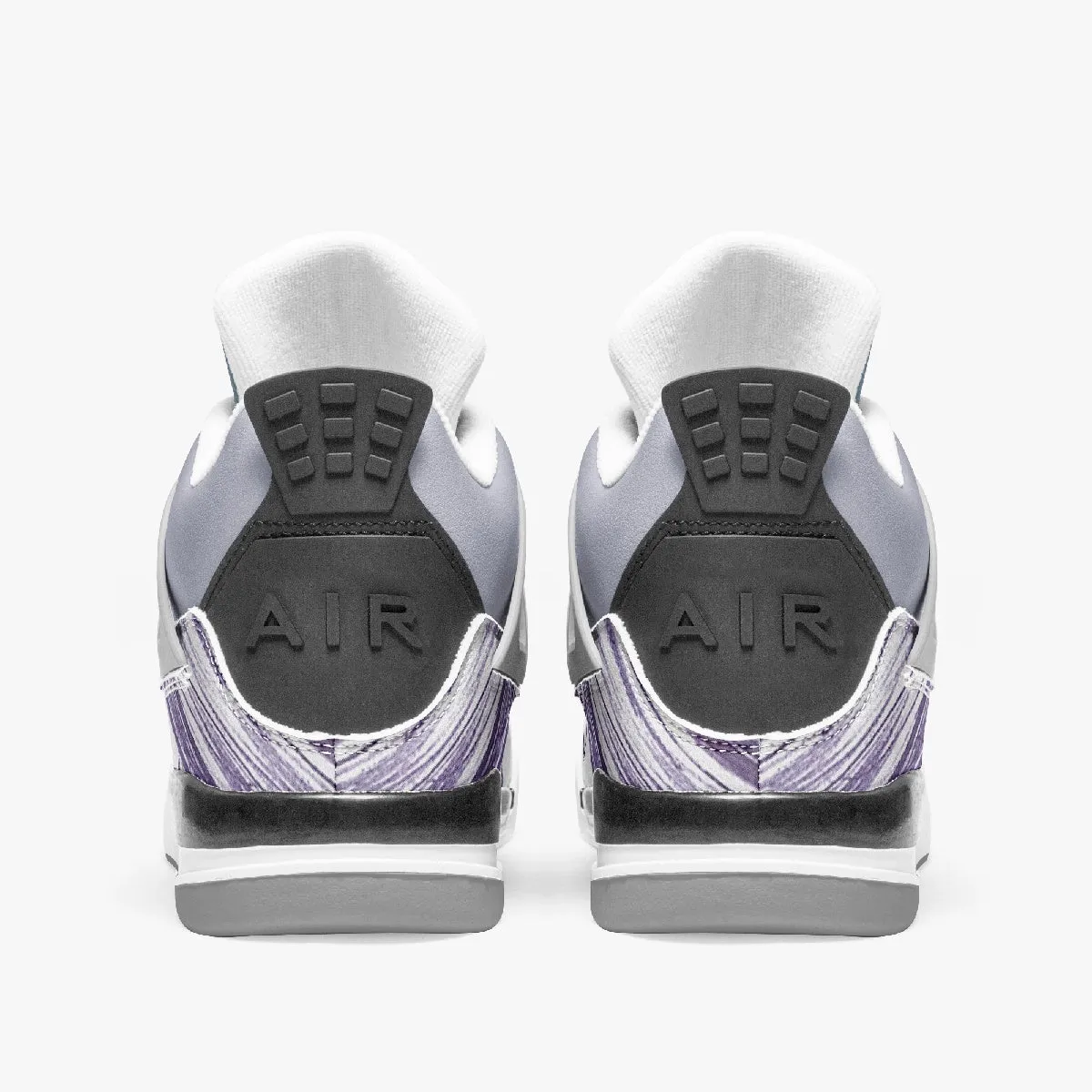 Basketball Sneakers -Grey Sole / Lady Purple