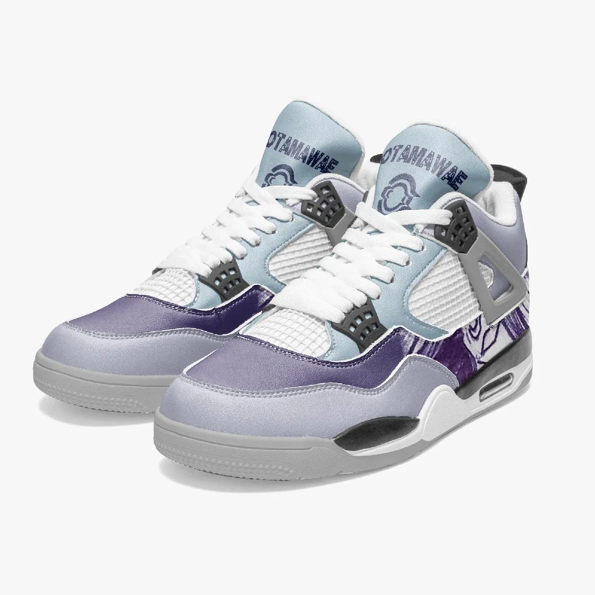 Basketball Sneakers -Grey Sole / Lady Purple