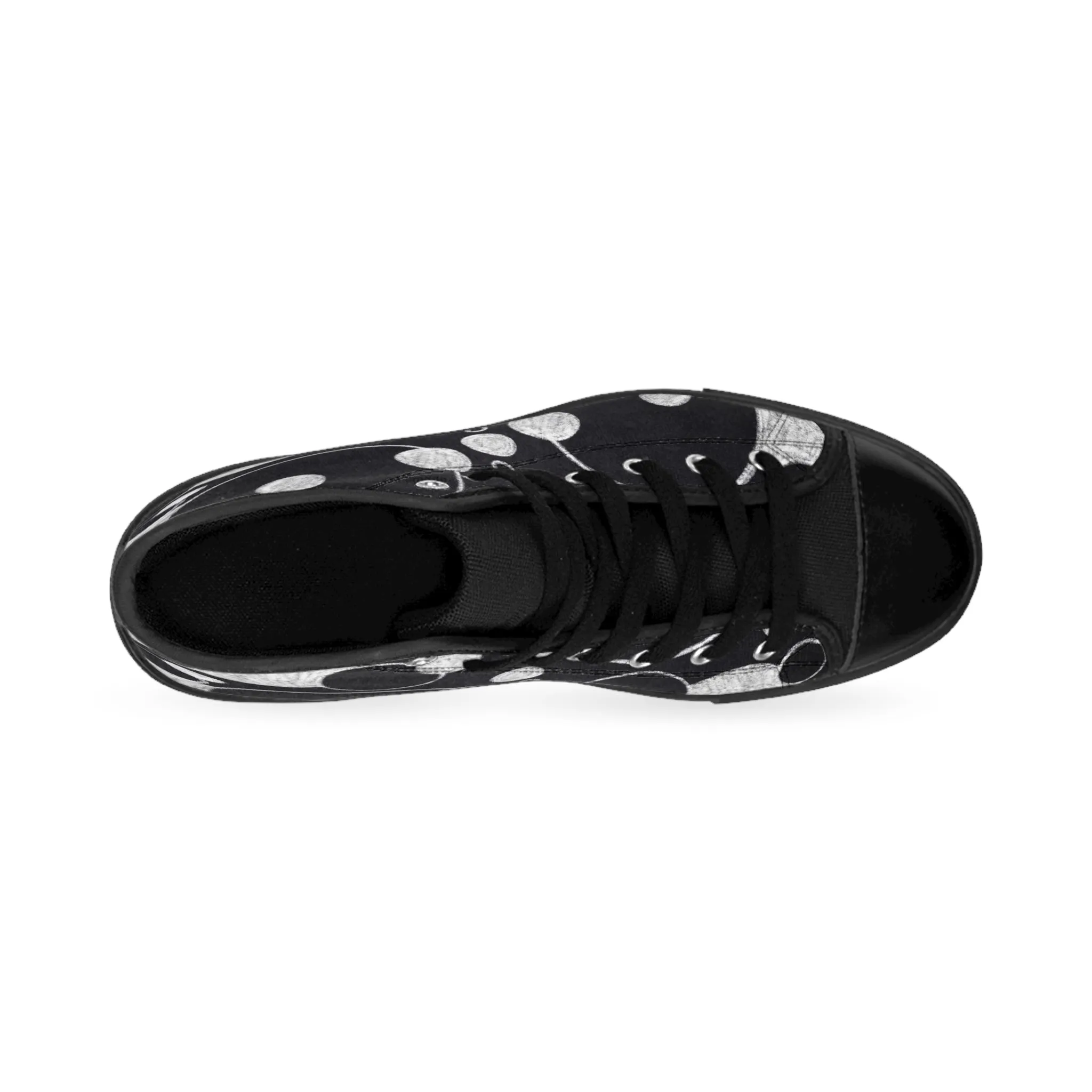 Black Dots - Inovax Women's Classic Sneakers