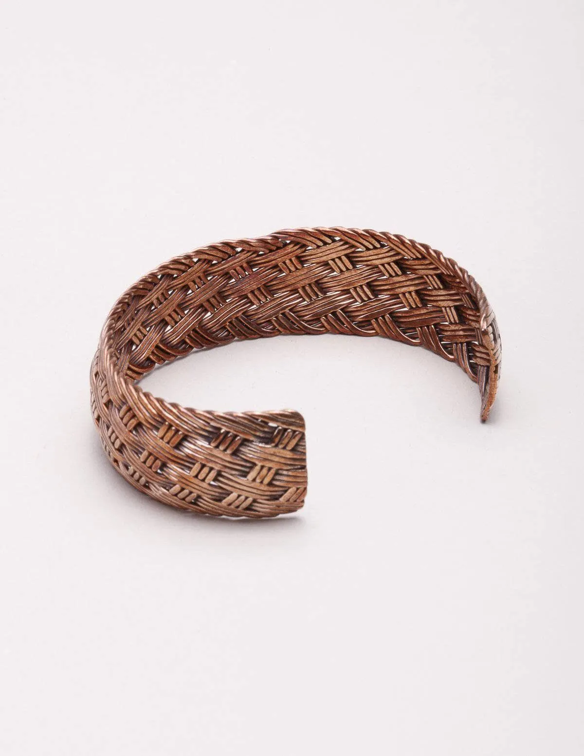 Braided Copper Cuff