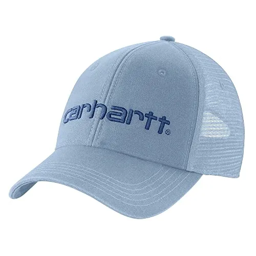 Carhartt 101195 Men's Canvas Mesh-Back Logo Graphic Cap