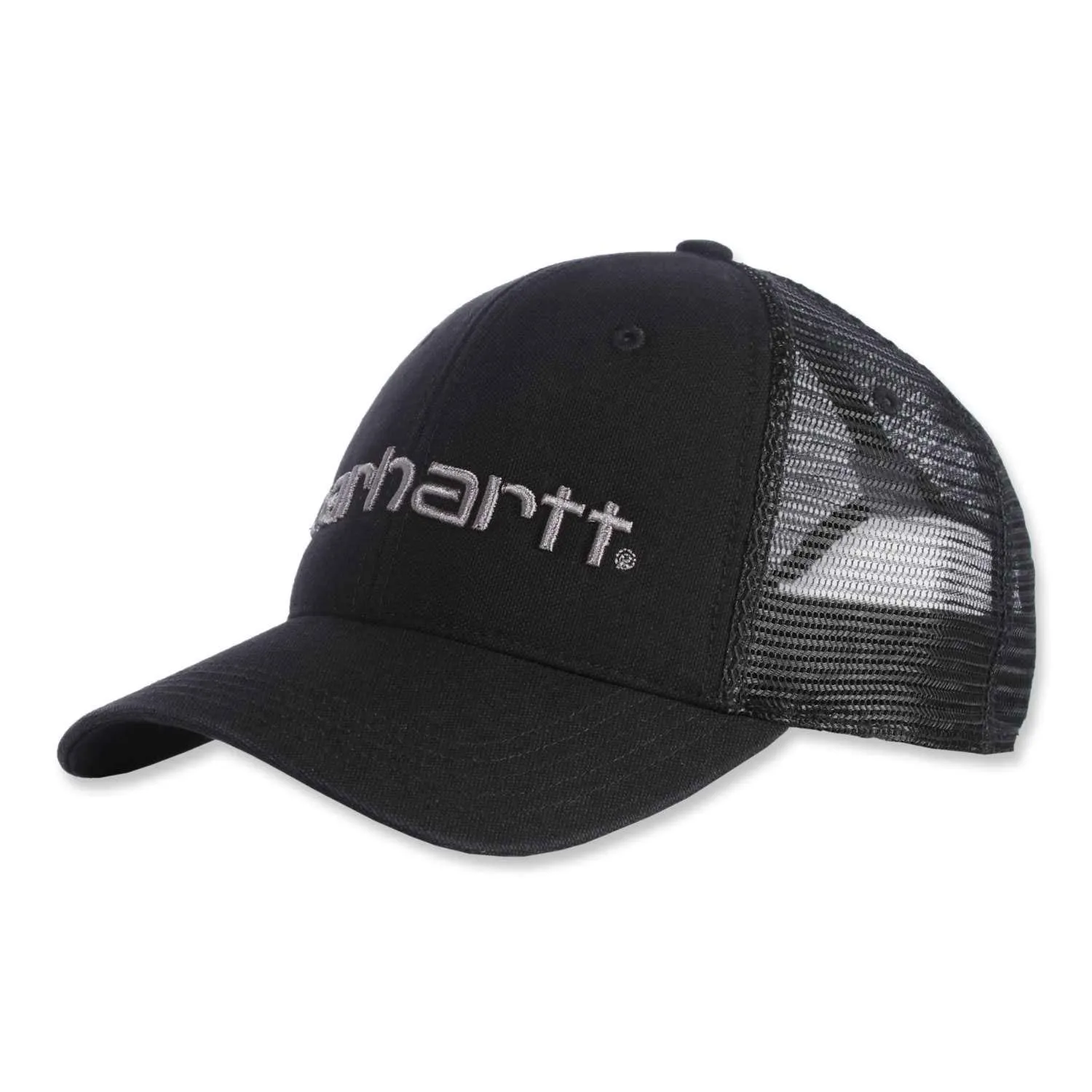 Carhartt 101195 Men's Canvas Mesh-Back Logo Graphic Cap