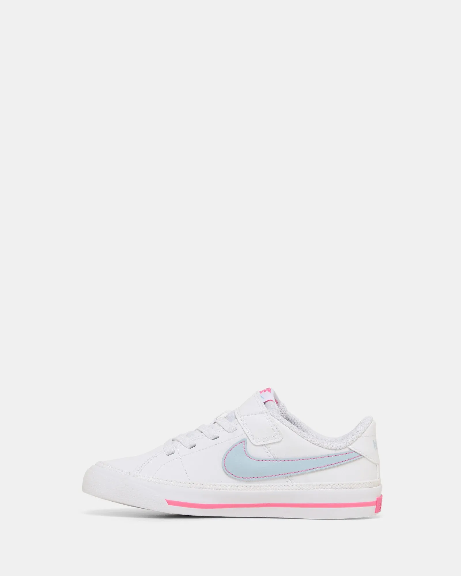 Court Legacy Pre-School White/Lt Armory Blue/Pinksicle