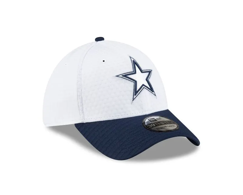 Dallas Cowboys 2024 Training White 39THIRTY Stretch Fit