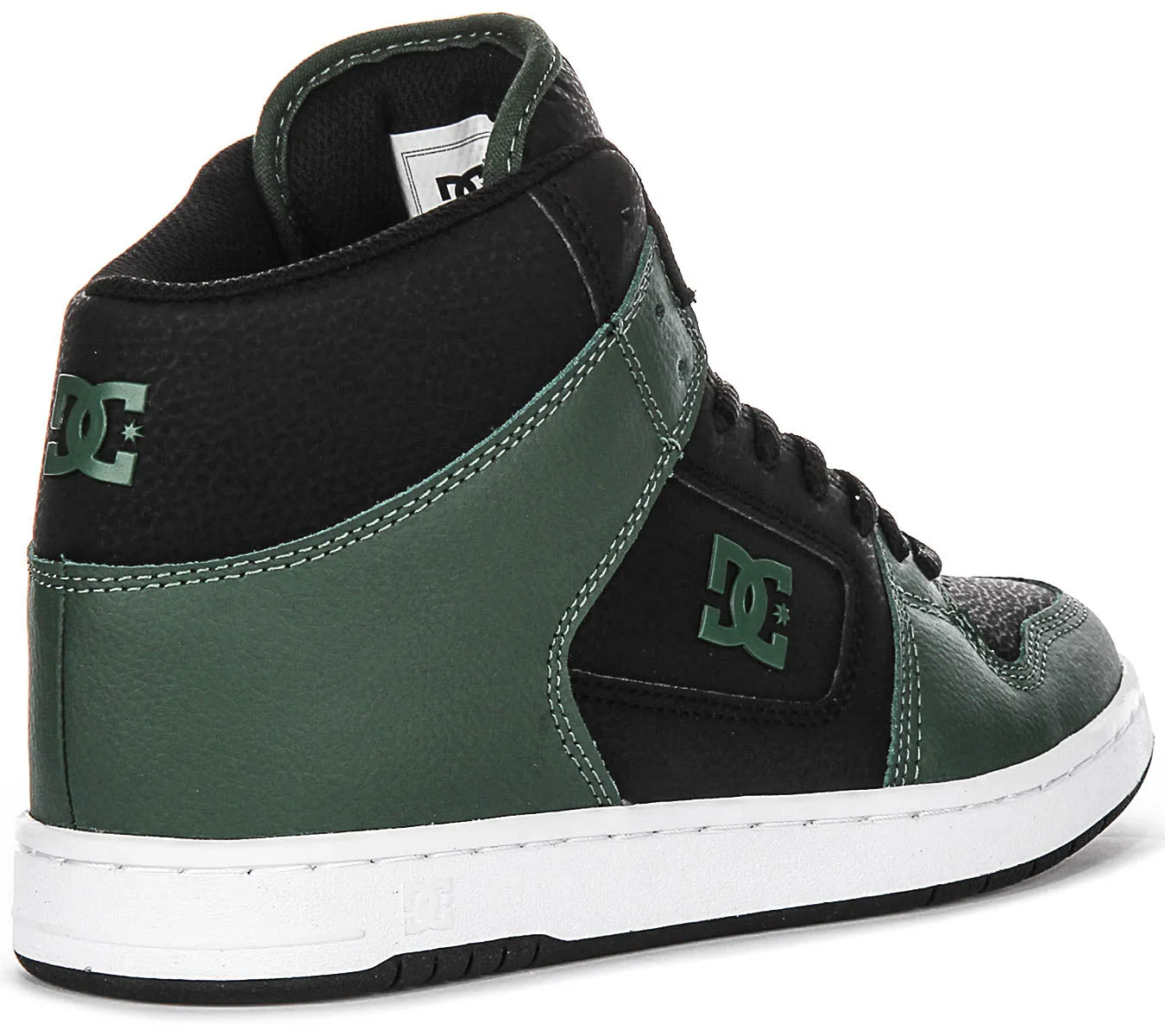 Dc Shoes Manteca 4 Hi In Black Green For Men