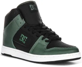 Dc Shoes Manteca 4 Hi In Black Green For Men