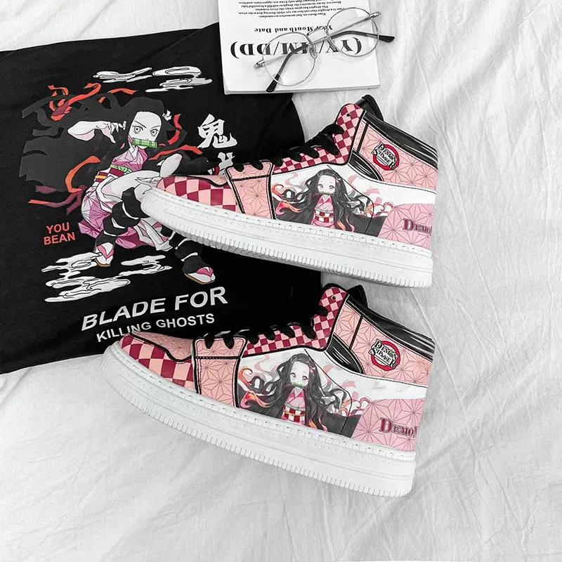 Demon Slayer Nezuko High Top Sneakers