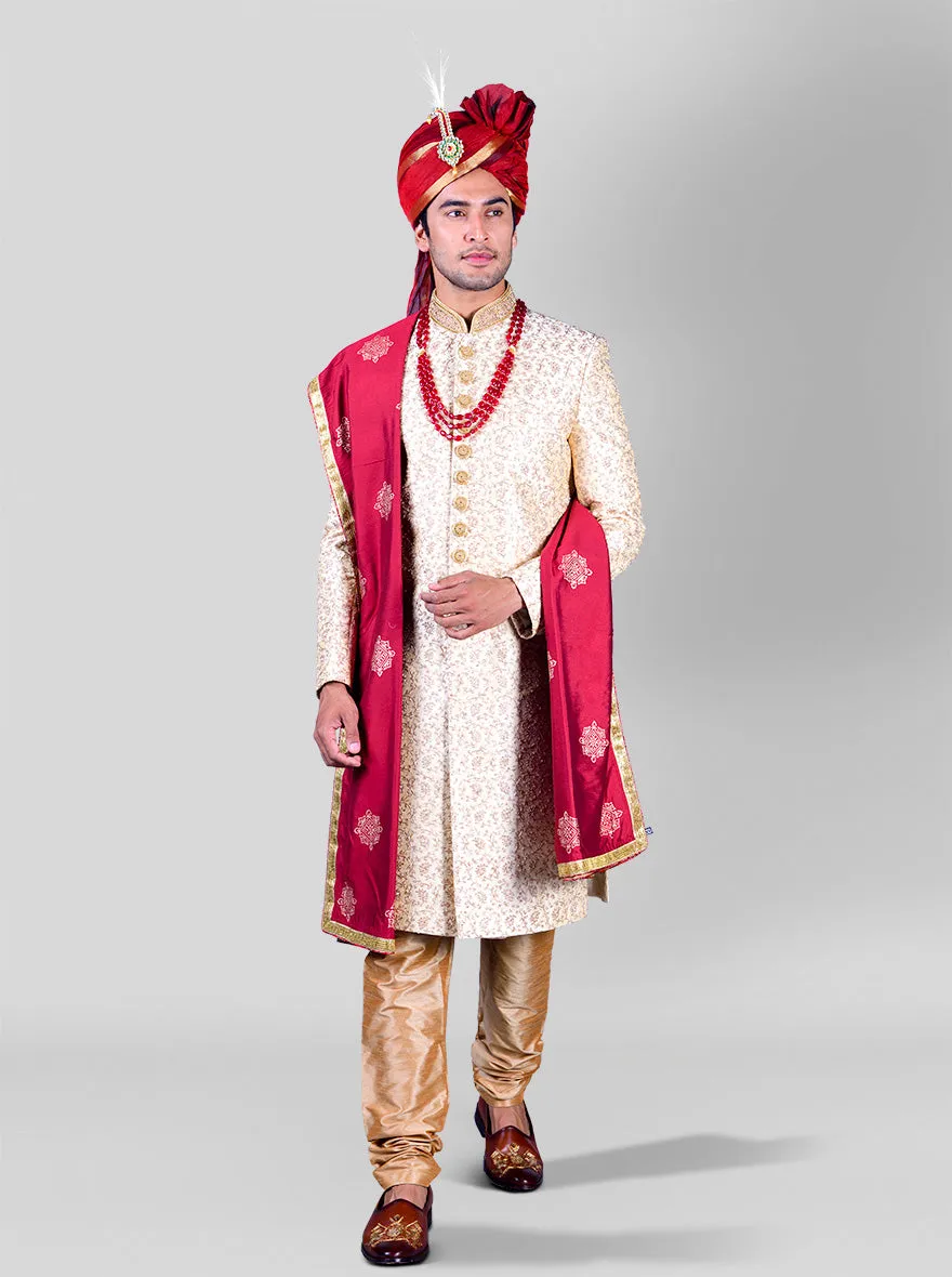 Golden Sherwani | Azania