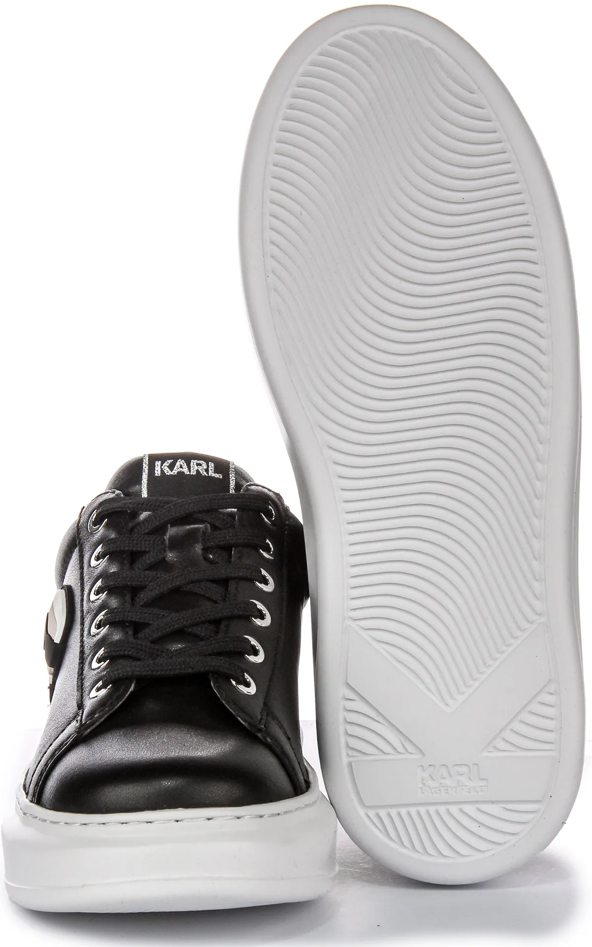 Karl Lagerfeld Kapri Nft Stud In Black White For Women