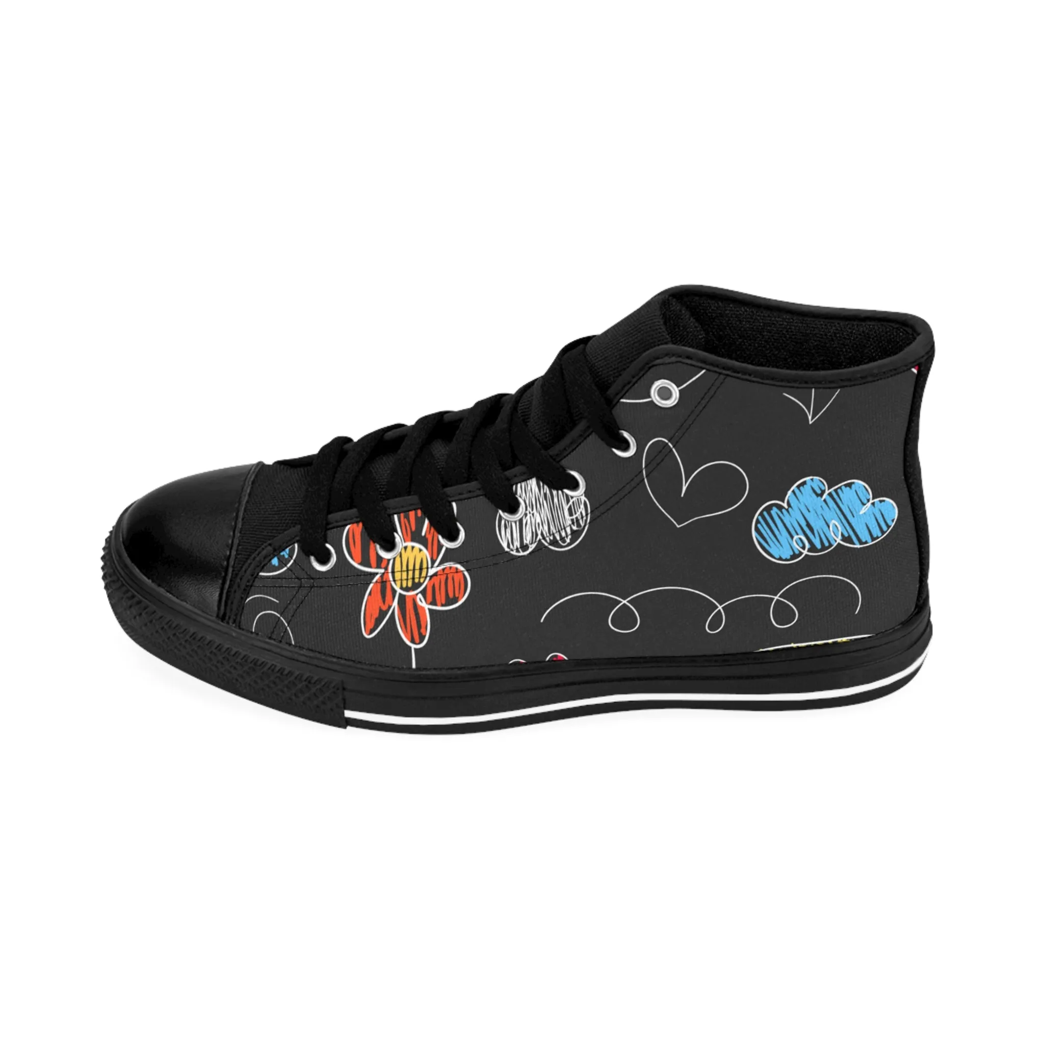 Kids Doodle Playground - Inovax Women's Classic Sneakers