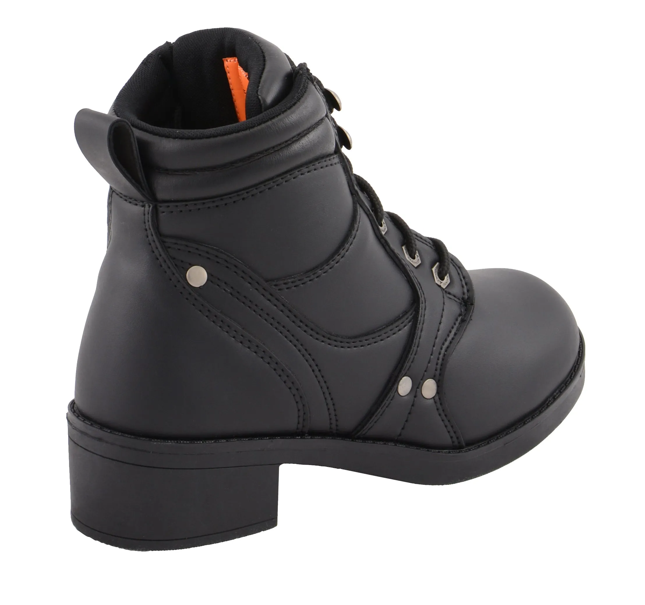 Kid's Side Zipper Plain Toe Boot