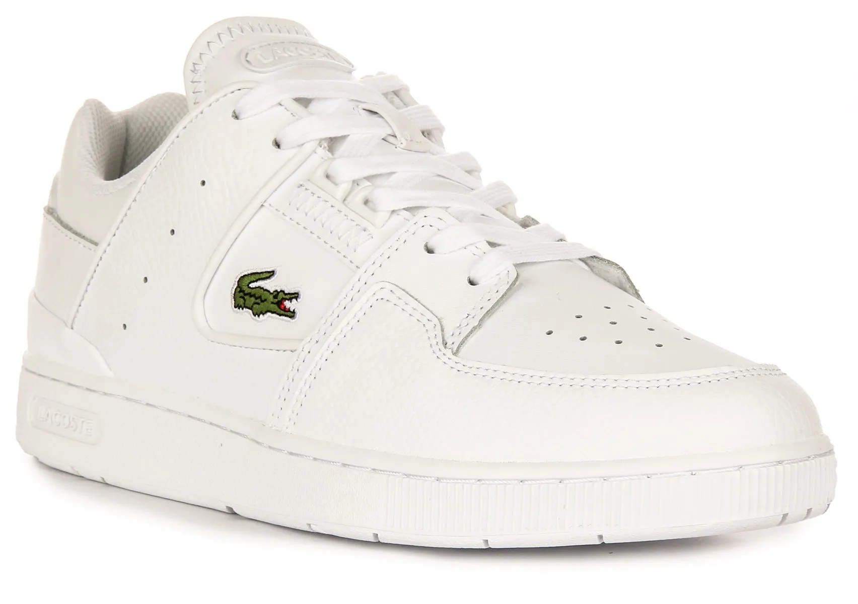 Lacoste Court Cage In White For Women