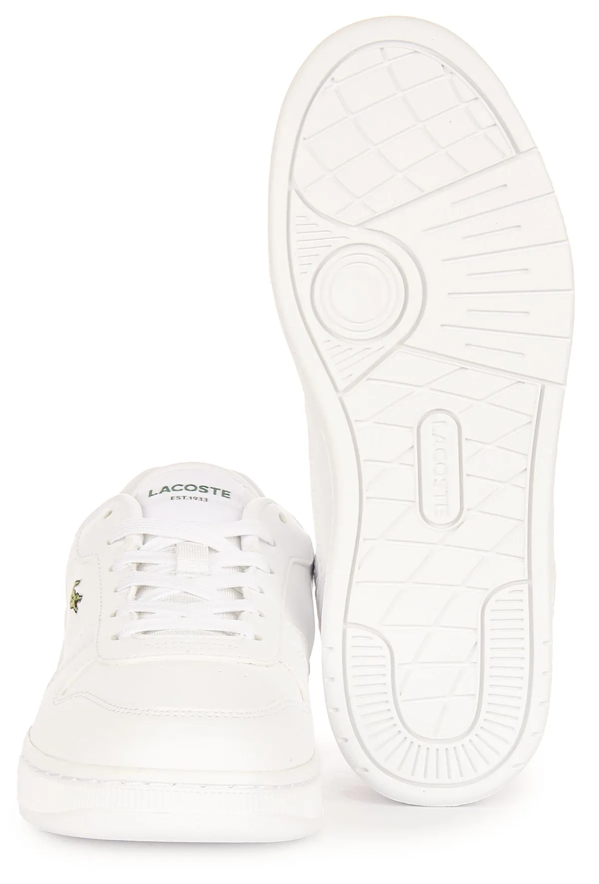 Lacoste T Clip Set In White For Junior