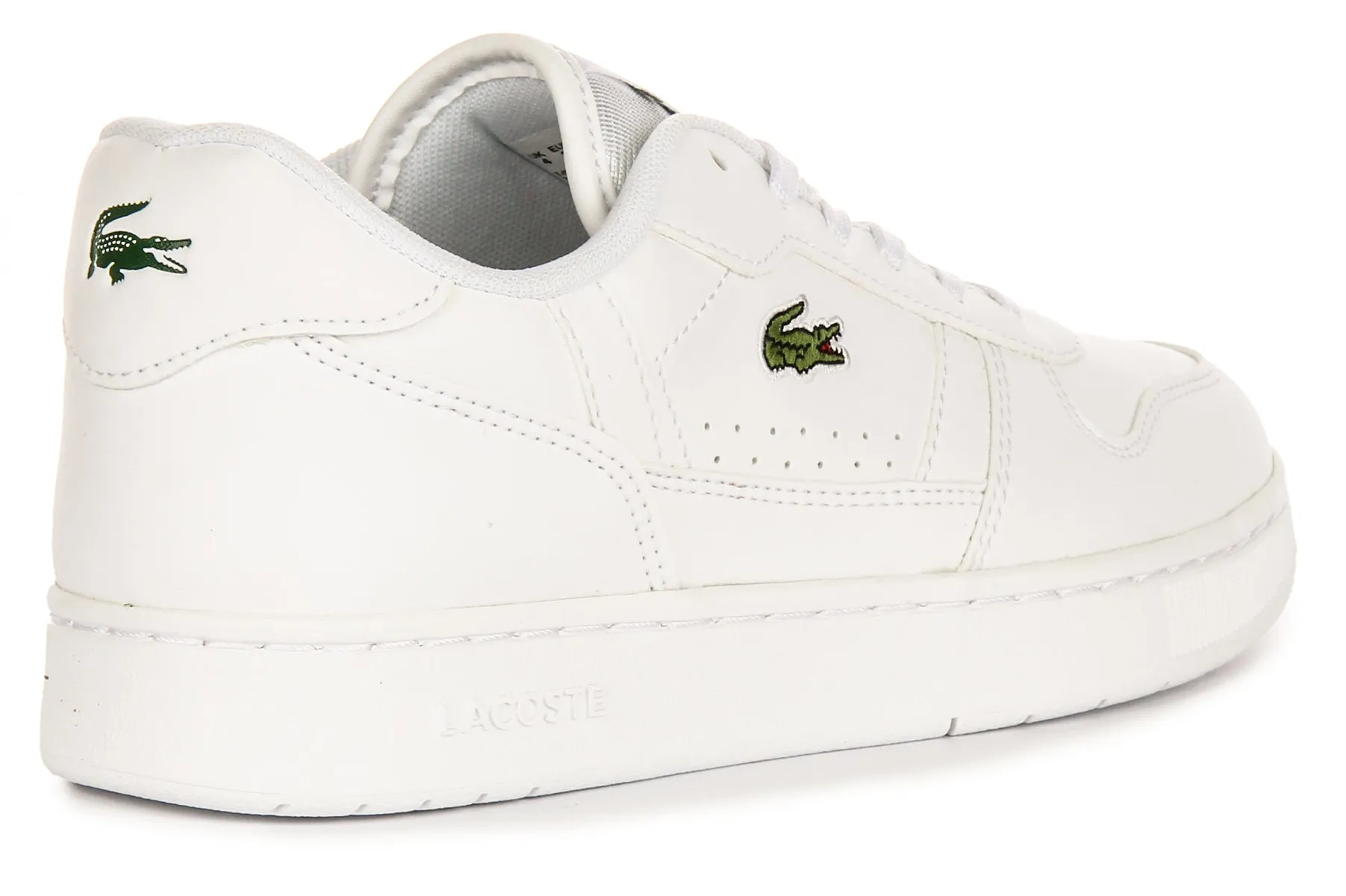 Lacoste T Clip Set In White For Junior