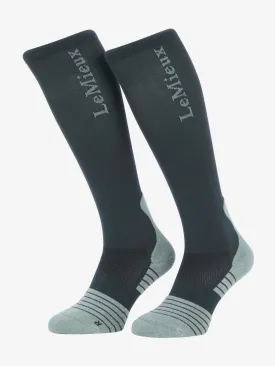 LeMieux Performance Sock Petrol