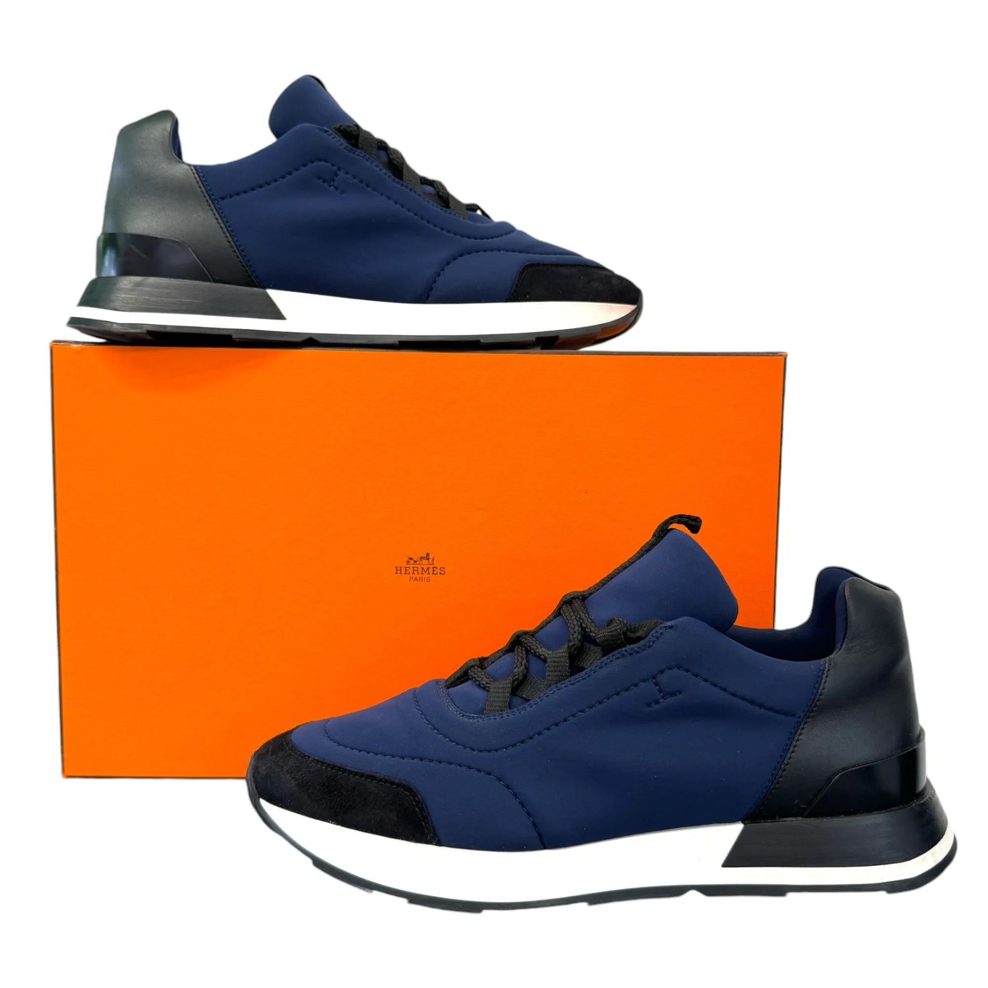 Men's Miles Low Trainers Navy Size EU 41 / UK 7