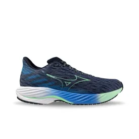 Mizuno Men's Wave Rider 28 - Vintage Indigo/Neo Mint