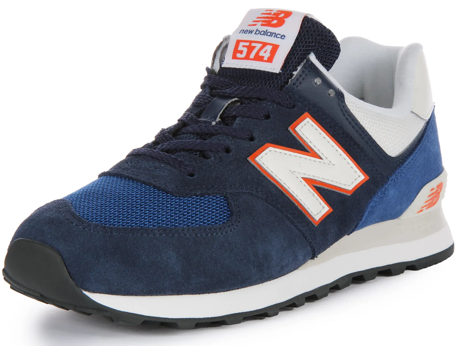 New Balance U574 XR2 In Navy Orange