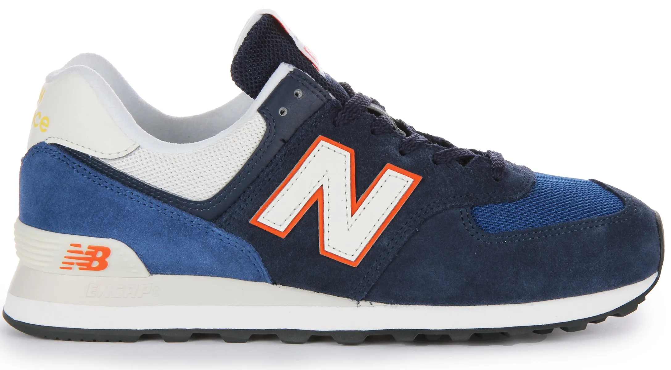 New Balance U574 XR2 In Navy Orange