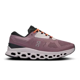 On | Women's Cloudstratus 3 Running Shoes - Quartz/Lily