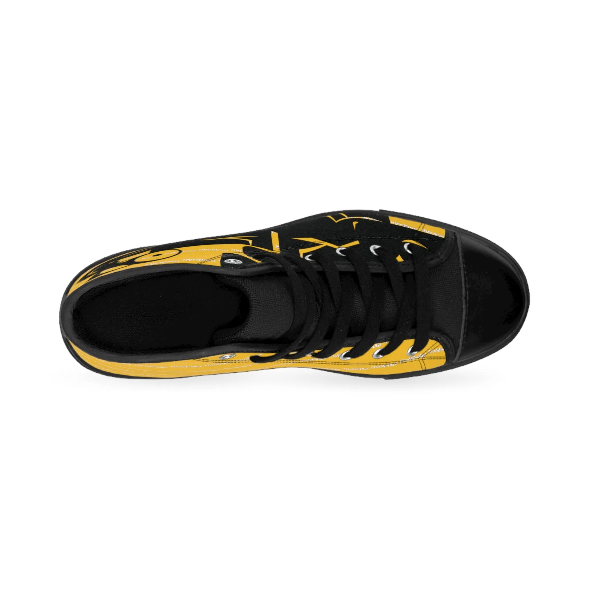 OWN MAN Men's Classic Sneakers Yellow