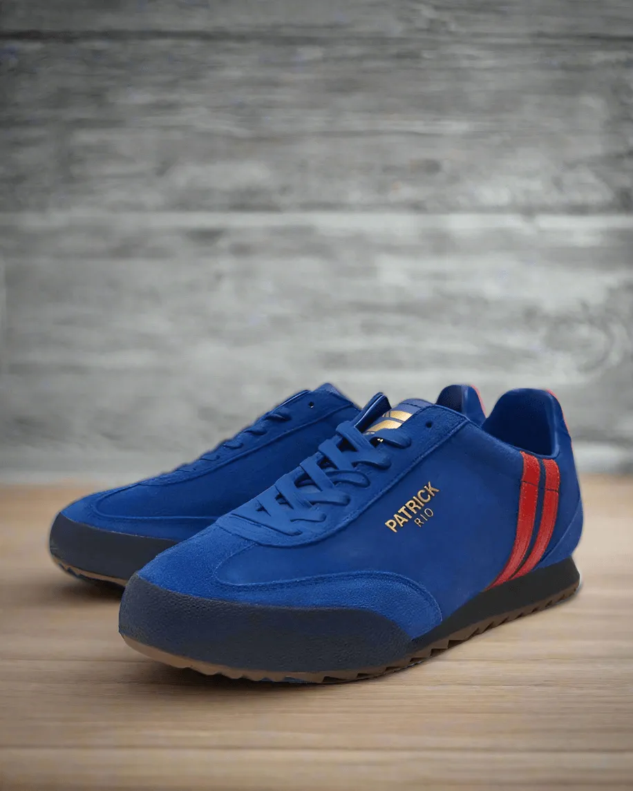 Patrick RIO Mens Trainers Royal Blue/Red