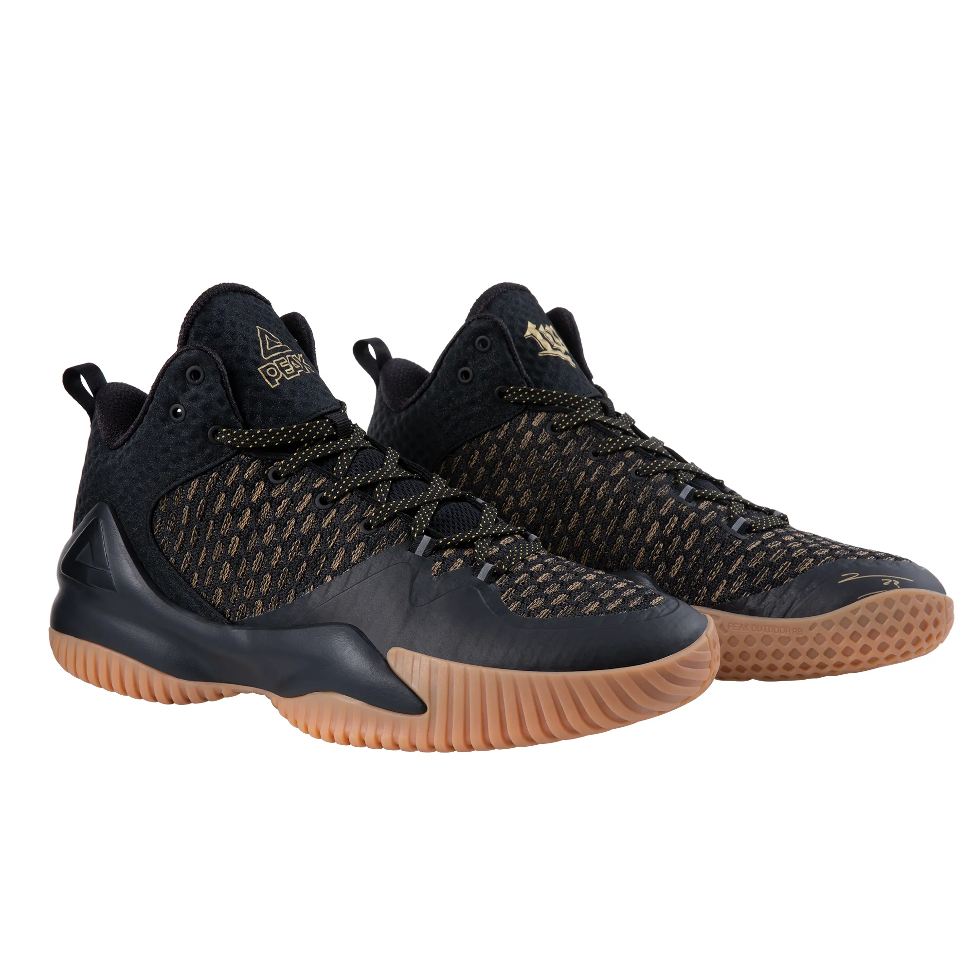 PEAK Basketball Shoes Lou Williams Streetball Master Black Brown