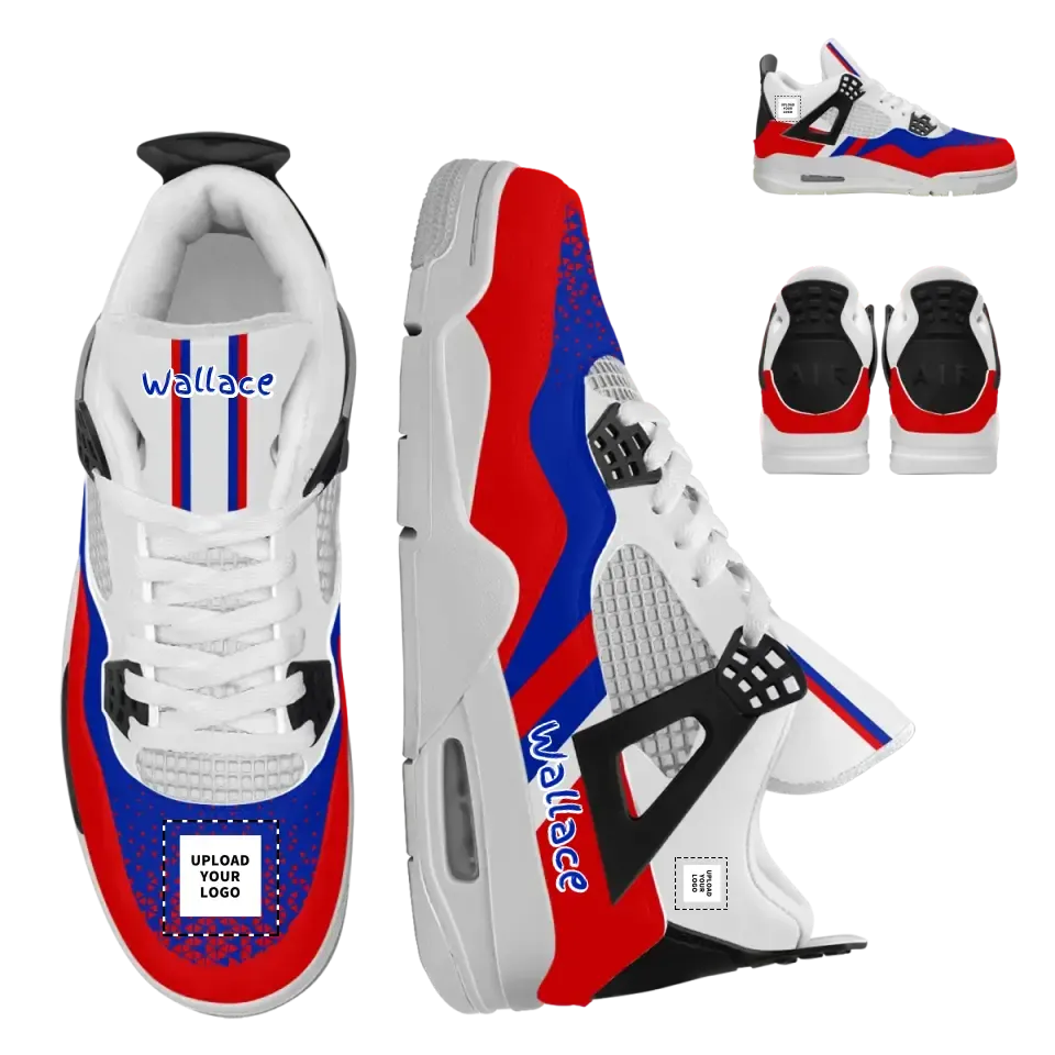 Personalized Sneakers, Custom Sneakers, Put name or business name on it, AJ4-C05103