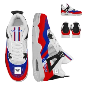 Personalized Sneakers, Custom Sneakers, Put name or business name on it, AJ4-C05103