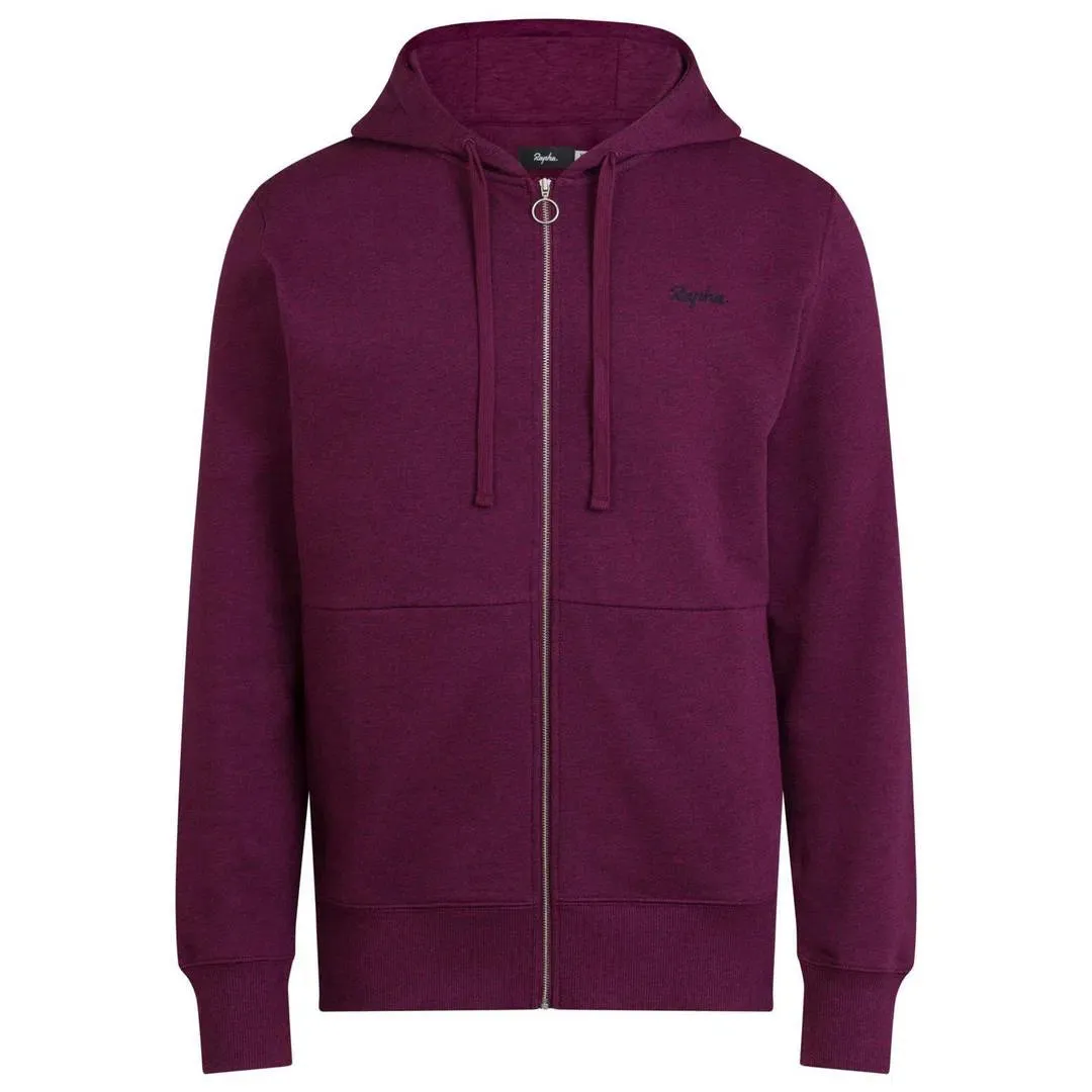 RAPHA Logo Hoodie - Mauve Marl