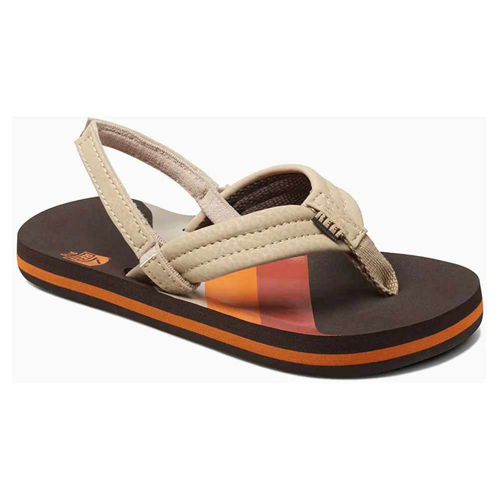 Reef Kid's Ahi Sandals - 70s Brown