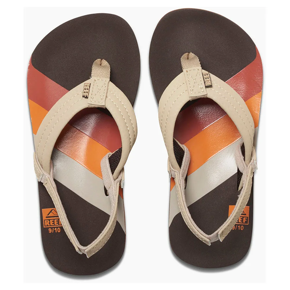 Reef Kid's Ahi Sandals - 70s Brown