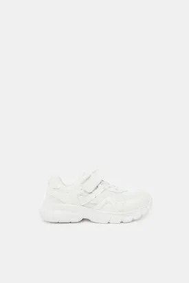 Senior Boys White Chunky Sneaker