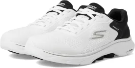 SKECHERS Go Walk 7 Shoe - COSMIC WAVES - White/Black - Womens - Ladies