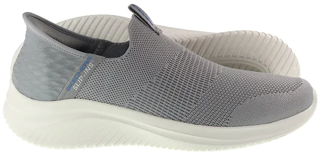 Skechers Trainers Mens Slip-ins Ultra Flex 3.0 Grey