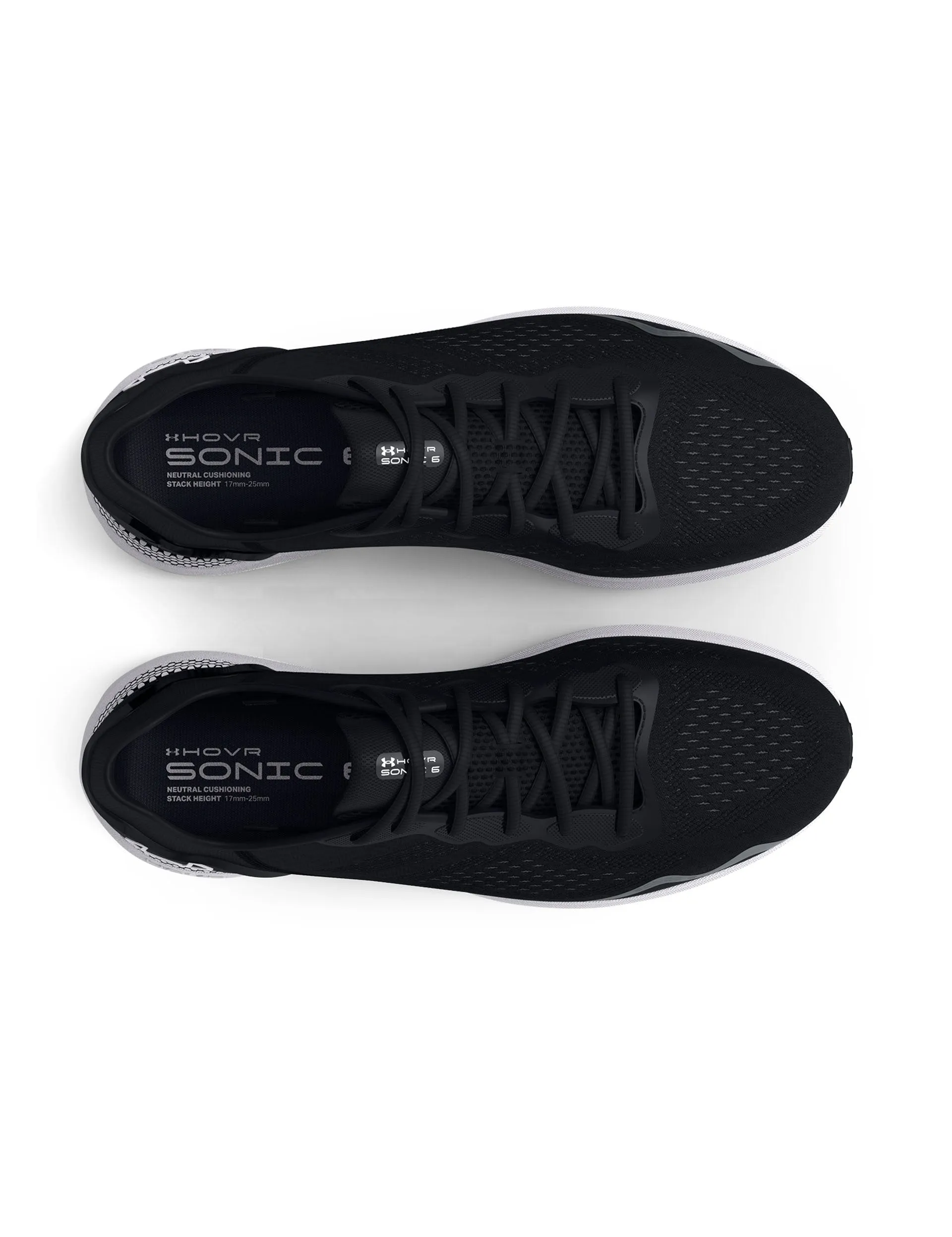 UA HOVR Sonic 6 Running Shoes - Black/White