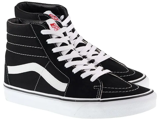 Vans Trainers Mens SK8 Hi Black White