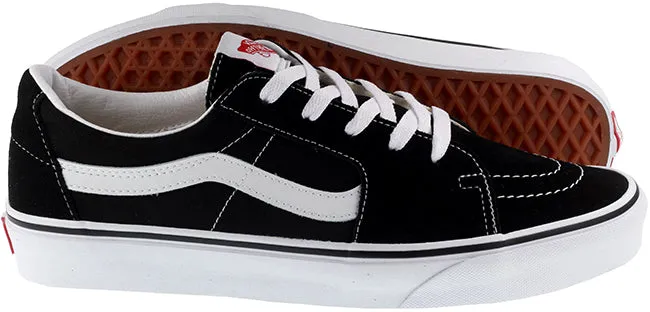 Vans Trainers Mens SK8 Low Black White