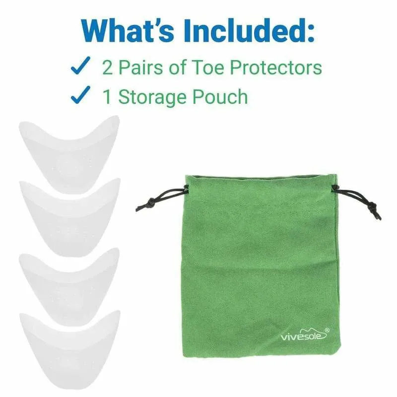 Vive Health Toe Pouches - White